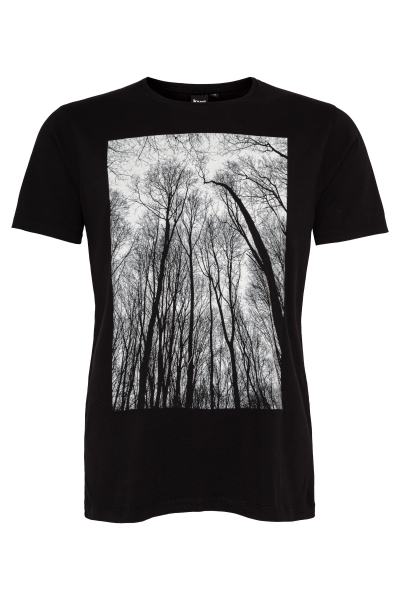 Forest Men T-Shirt aus Biobaumwolle ILP06 - black