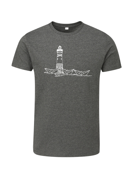 Papierhafen Men Essential T-Shirt - Charcoal Grey Melange
