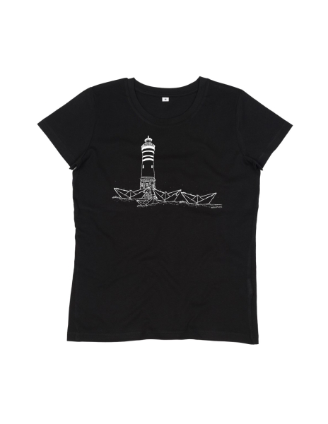Papierhafen Women Essential T-Shirt - Black