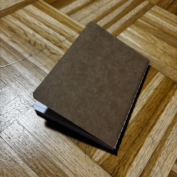 Notizbuch A6 „Pommes.“ | Handbedruckt & Recycelt | Liniert