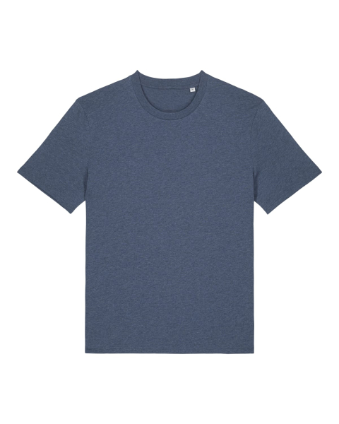 Unisex Basic T-Shirt aus Bio-Baumwolle - Dark Heather Blue
