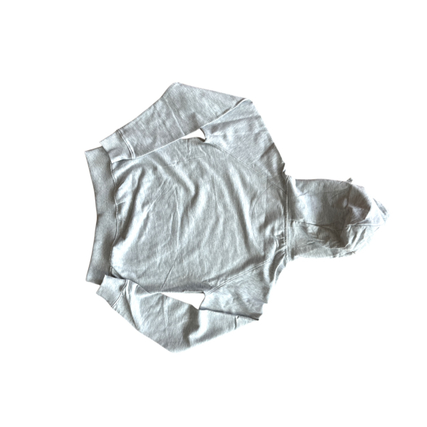 Paperboat Hellgrauer Damen Hoodie aus Bio-Baumwolle – Fair, Nachhaltig & Handbedruckt