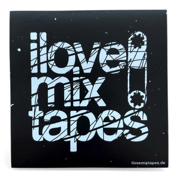 ilovemixtapes Aufkleber Sticker 9,8cm