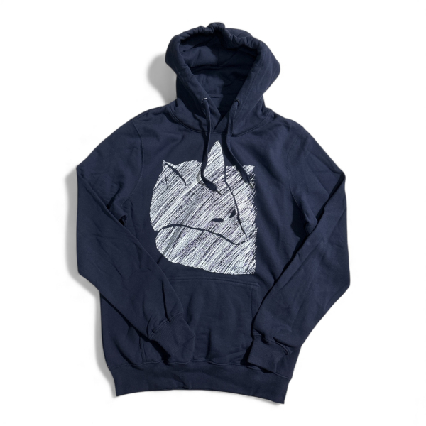 Fuchs 2.0  Unisex Organic Pullover Hoodie - Navy
