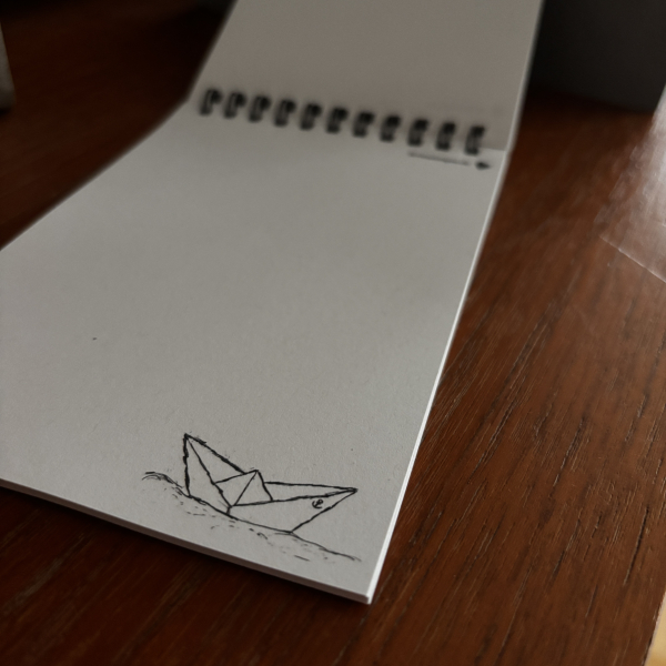 Spiralblock „Paperboat 2.0“ – Notizblock Din A6