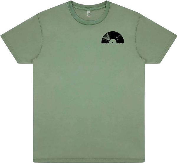 Vinyl Sun T-Shirt -  Nachhaltiges Unisex Shirt für Musikliebhaber