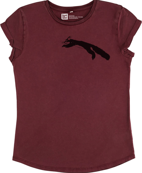 Damen Bio-T-Shirt „Squirrel“ – nachhaltiges Fair-Fashion Shirt aus 100 % Bio-Baumwolle