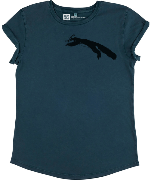 Damen Bio-T-Shirt „Squirrel“ – nachhaltiges Fair-Fashion Shirt aus 100 % Bio-Baumwolle